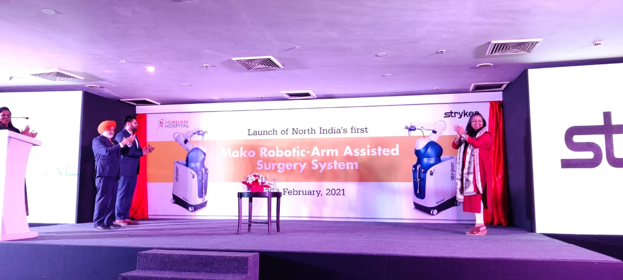 Hunjan Hospital launches Mako Robotic Arm-Assisted Technology for knee replacement in Ludhiana