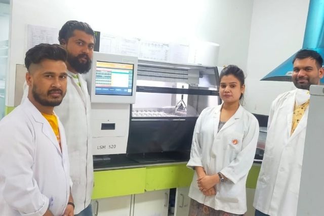 Unimeditrek Pvt ltd Reports Installation of Automatic Slide Staining Machine at Action Cancer Hospital Delhi, India