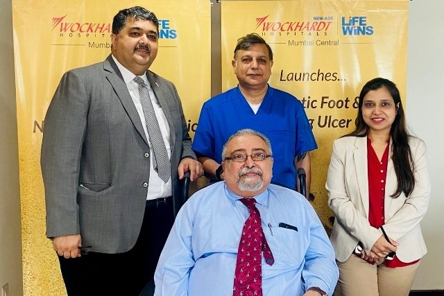 Wockhardt Hospitals, Mumbai Central introduces a path-breaking treatment for Diabetic Foot Ulcer