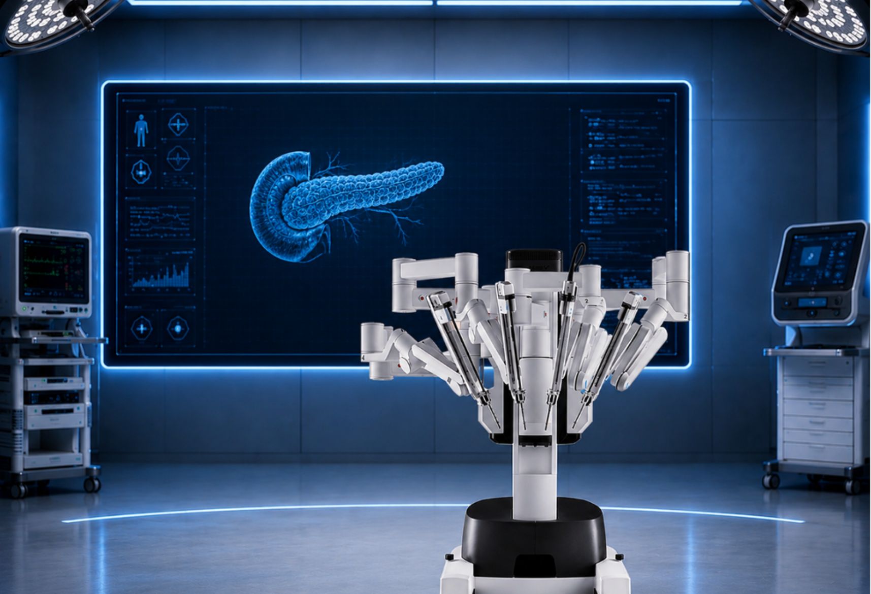 Robotic Frey’s Procedure for Paediatric Chronic Pancreatitis