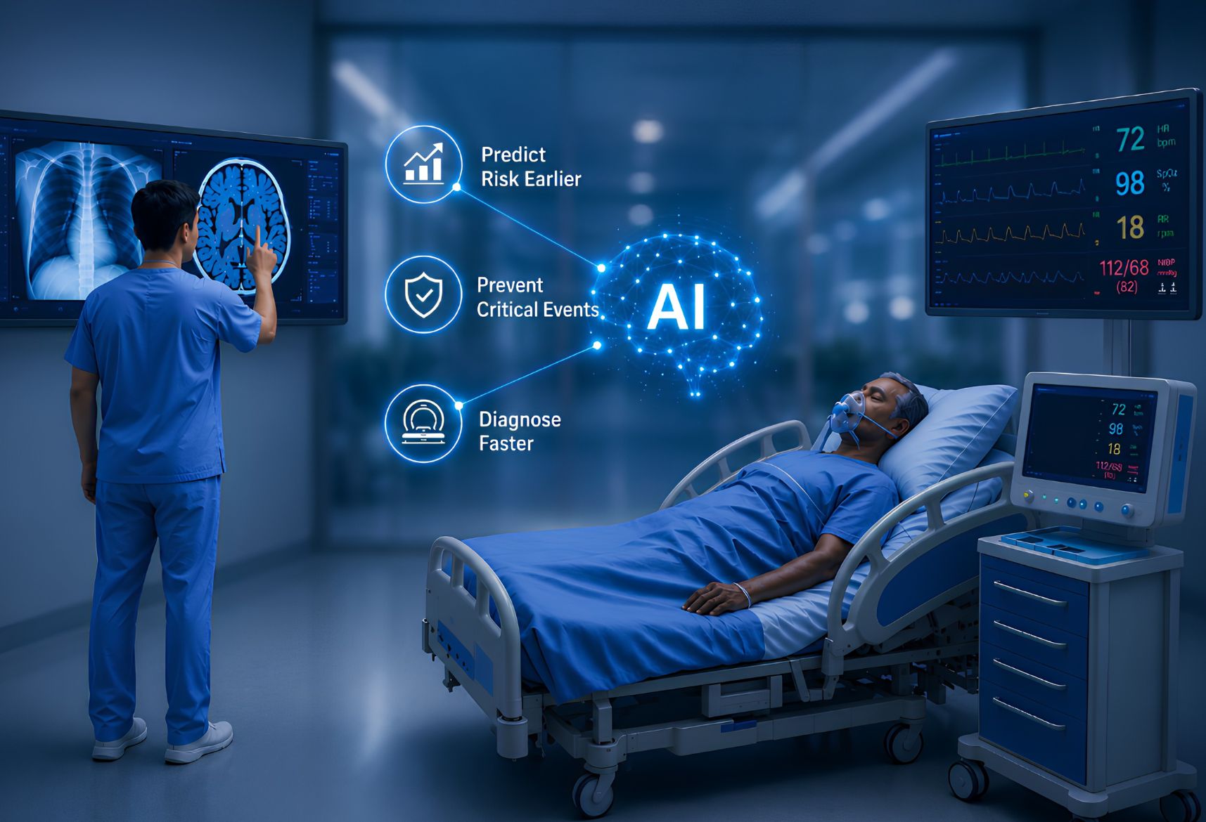 Future-Ready Critical Care With Predictive AI, Advanced Imaging and Smart ICUs